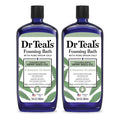 Dr Teal's Foaming Bath with Pure Epsom Salt, Cannabis Sativa Hemp Seed Oil, 34 fl oz (Pack of 2)