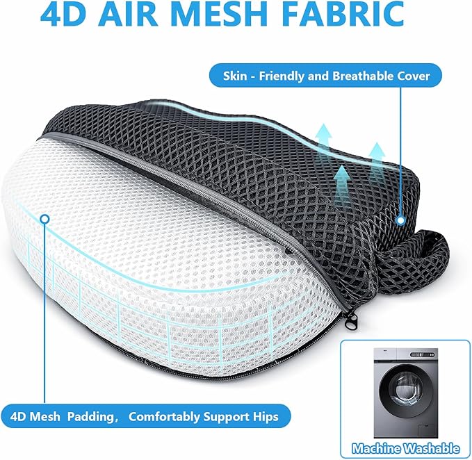 REEZEIVI Hot Tub Booster Seat for Adults,5 Inch Thick SPA Cushion,Weighted Hot Tub Cushion with Non-Slip Bottom,Quick Dry Spa seat,Washable 3D Mesh,Inflatable Hot Tub,Pool, Bathtub(Grey Green)