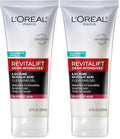 L'Oreal Paris Revitalift 3.5% Pure Glycolic Acid Brightening Cleansing Gel wth Salicylic Acid 6.7 fl oz,(Pack of 2)