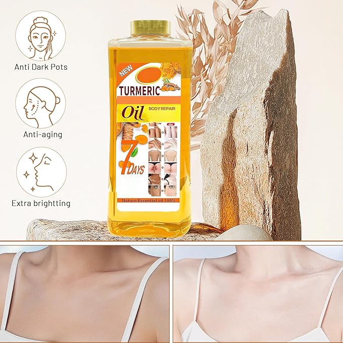 Soft 7 oil, Soft 7 Turmeric Oil, Soft 7 Turmeric oil for skin, Natural Moisturizing Nourishing for Face and Body Oil For All Skin Types