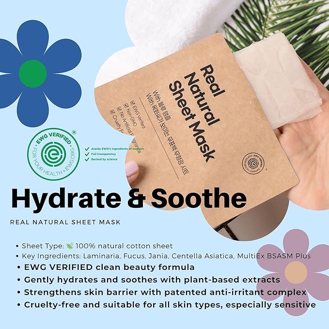 Best Collection – Premium Vegan Korean Sheet Mask Set (12 Sheets) | Firming, Hydration & Glow | Clean Beauty, EWG & Vegan Certified