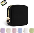Period Bag for Teen Girls, Corduroy Sanitary Napkin Storage Bag, Menstrual Pad Pouches Tampon Holder for Purse