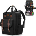 BAFASO Large Capacity Barber Case, Travel Hairdresser Bag Holds Various Hair Cutting Tools (Bag Only), Black