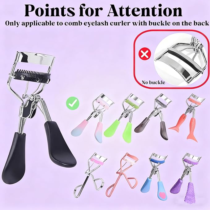 Compatible with Tweezerman Eyelash Curler Refills,28，80，100 Pack Silicone Eye Lash Curlers Refill Pads Compatible with Tweezerman Eyelash Curler.