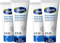 Exfoliating Face Wash,Extra Gentle Daily Face Scrub,Gently Exfoliates & Cleanses,For All Skin Types,Non-Irritating & Hypoallergenic,Suitable For Sensitive Skin,6 Fl Oz,(Pack of 4)