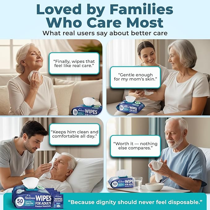 XL Body Wash Wipes for Adults Bathing No Rinse & Elderly Incontinence (4pk) - 200 Ct. + 16 Travel Bath Wipes 10 x 11.5" Disposable Washcloths for Adult Surgery Recovery Supplies & Elder Care Products