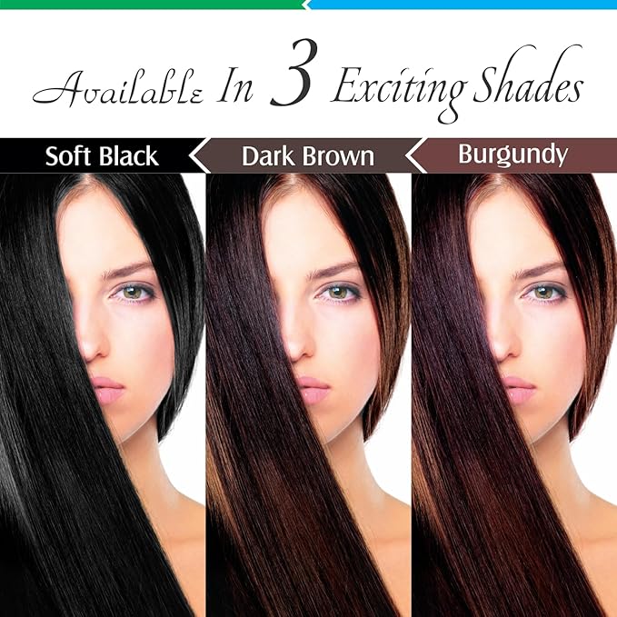 Vegetal Safe Hair Color -Soft Black 100g. - Certified Organic Chemical and Allergy Free Bio Natural Hair Colour with No Ammonia Formula for Men and Women