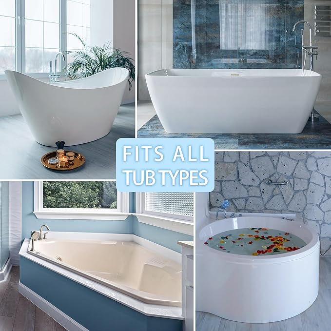 Bath Pillow for Tub, Luxury Bath Pillow Soft 4d Mesh, Bathtub Pillow for Soaking tub with 6 suctions Cups, Bath Tub Pillows for Head and Neck Support, for Relaxing Spa