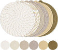 8" Trivets for Hot Dishes, 6 Pack Hot Pads for Kitchen Counter & Dining Table, Heat Resistant | Scratches | Stains Cotton Trivets for Hot Pots and Pans