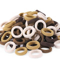 200 Pack Hair Ties BEoffer Baby Toddlers Girls Elastics Hair Bands No Damage Multicolor Colorful Small Rubber Bands Ponytail Pigtails Holders Not Harm to Hair (Brown)