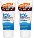 Palmer's Cocoa Butter Formula Foot Magic Exfoliating Foot Scrub with Vitamin E for Dry,Cracked Feet,Use with-Foot Scrubber for Pedicure,2.1 Ounce,(Pack of 2)