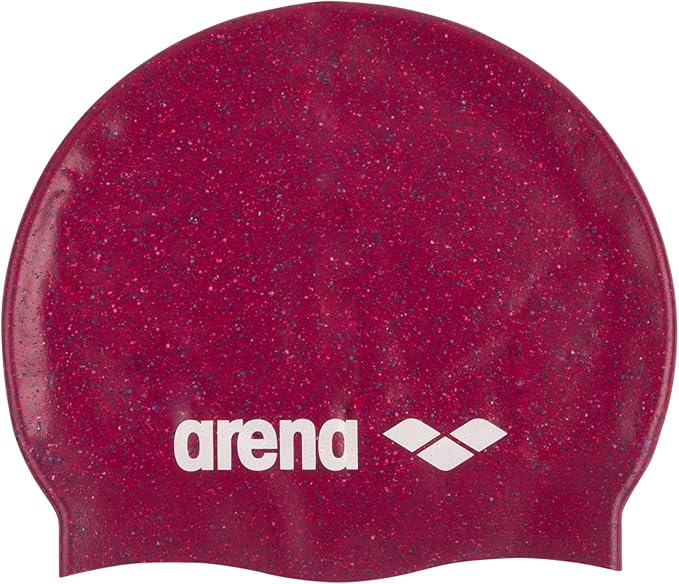 Arena Classic Unisex Soft Silicone Swim Cap for Women and Men, Intensive Training Comfortable Non-Slip Long Hair Swimming Hat