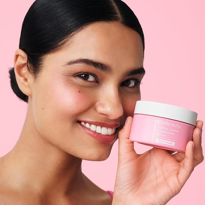 MCoBeauty - Everyday Ultra Clean Cleansing Balm - Nourishing Makeup Remover with Jojoba & Sunflower Oils - Cleans Waterproof Makeup & Impurities - Vegan, Cruelty Free Cosmetics