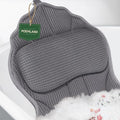 Bath Pillows for Tub, Luxury Bath Pillow Soft 4d Mesh, Bathtub Pillow with 6 Suction Cups, Ergonomic Bath Tub Pillows for Head and Neck, Bath Accessories for Women Relaxation Gifts (Grey)