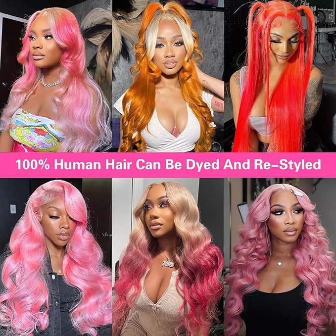 Sunelk 613 Lace Front Wig Human Hair 24 Inch Glueless Wigs Human Hair Pre Plucked 200 Density Body Wave Lace Front Wigs Human Hair for Black Women 13x6 HD Lace Frontal Blonde Wig