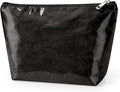 WLLWOO PVC Waterproof Makeup Bag Kraft Paper Cosmetic Bag Travel Toiletry Zipper Pouch Organizer for Women Purse