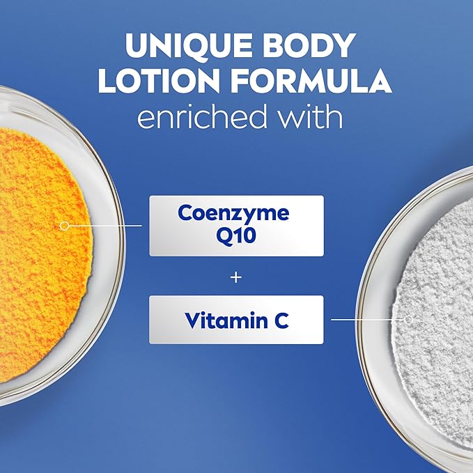 NIVEA Sheer Hydration Skin Firming Body Lotion (16.9 Fl Oz) + Skin Firming & Toning Body Gel Cream with Hyaluronic Acid (6.7 Oz), Enriched with Q10 and Vitamin C