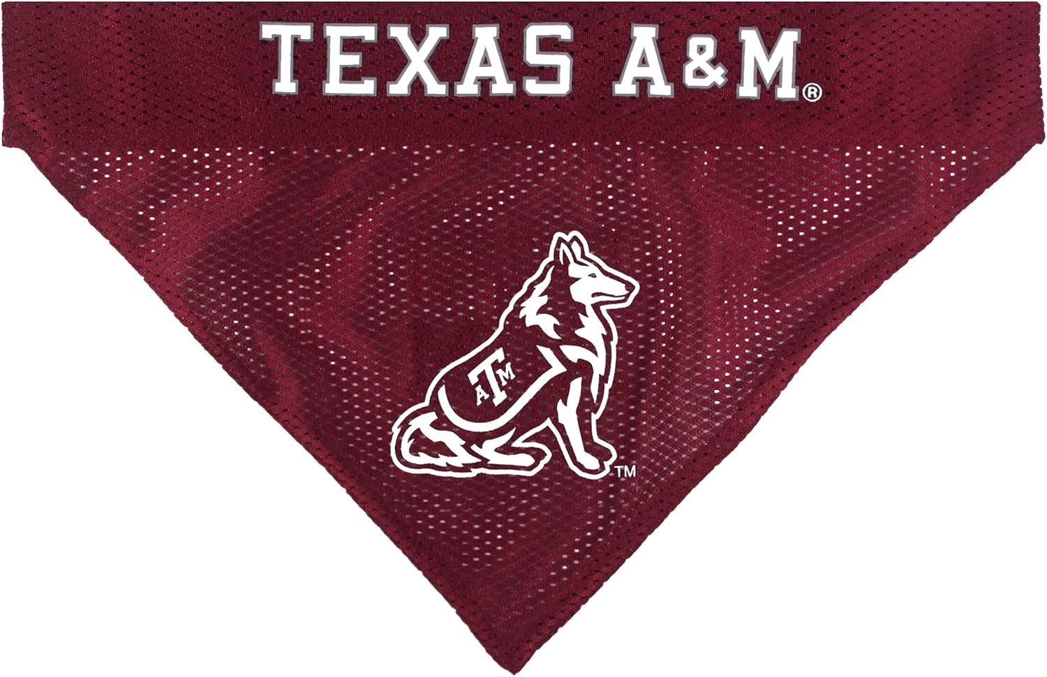 Pets First Collegiate Pet Accessories, Reversible Bandana, Texas A&M Aggies, Small/Medium