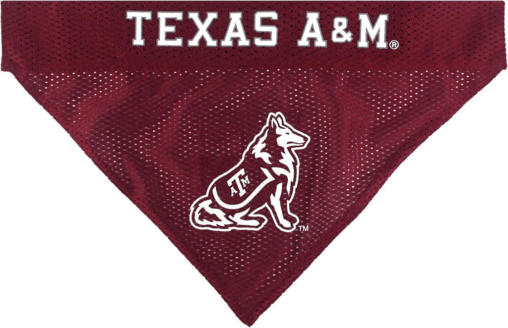 Pets First Collegiate Pet Accessories, Reversible Bandana, Texas A&M Aggies, Large/X-Large