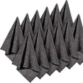 Syhood 12 Pieces Face Wash Cloth 12 x 12 in Makeup Remover Cloths Towel Coral Velvet Facial Microfiber Soft Fast Drying Facial Cleansing Towel for Face(Dark Grey)