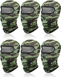 SATINIOR 6 Pcs Ski Mask Cover Balaclava Full Face Mask Summer Face Cover UV Windproof Balaclava for Men Women Outdoor Sports
