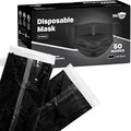 WECARE Disposable Face Mask Individually Wrapped - 50 Pack, Printed Masks - 3 Ply