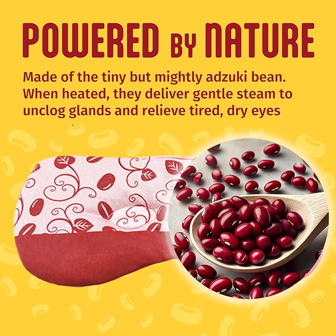 HotHands Steam Therapy Unscented Reusable Eye Pillow, Red, One Size