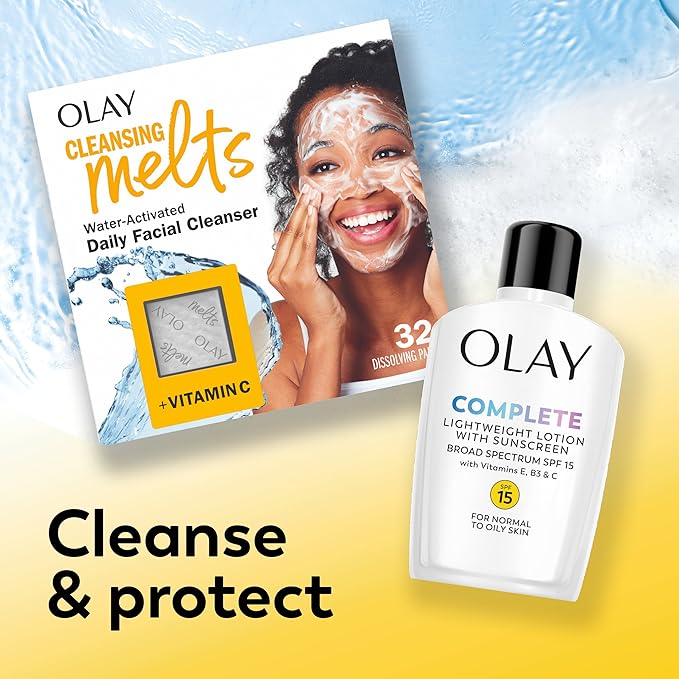Olay Complete All Day Moisturizer with Broad Spectrum SPF 15 Normal,4 Fl Oz,(Pack of 2)