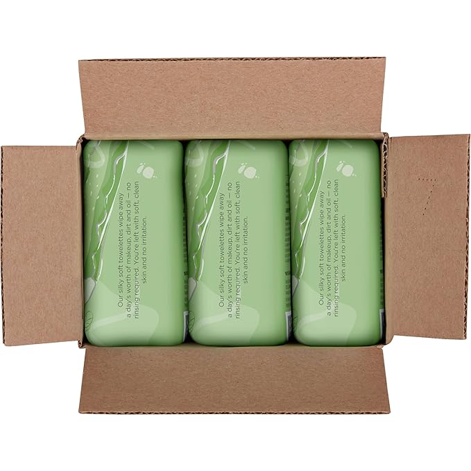 Burt's Bees Aloe Vera Face Wipes, for Sensitive Skin, Soothing Makeup Remover & Facial Cleansing Towelettes, 30 Ct. (18-Pack)