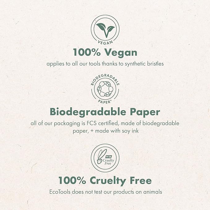 EcoTools Dry Body Brush for Circulation, Dead Skin Removal + Green Delicate EcoPouf Made with Recycled Netting for Cleansing and Exfoliating Sensitive Complexion, Self-Care Gifts