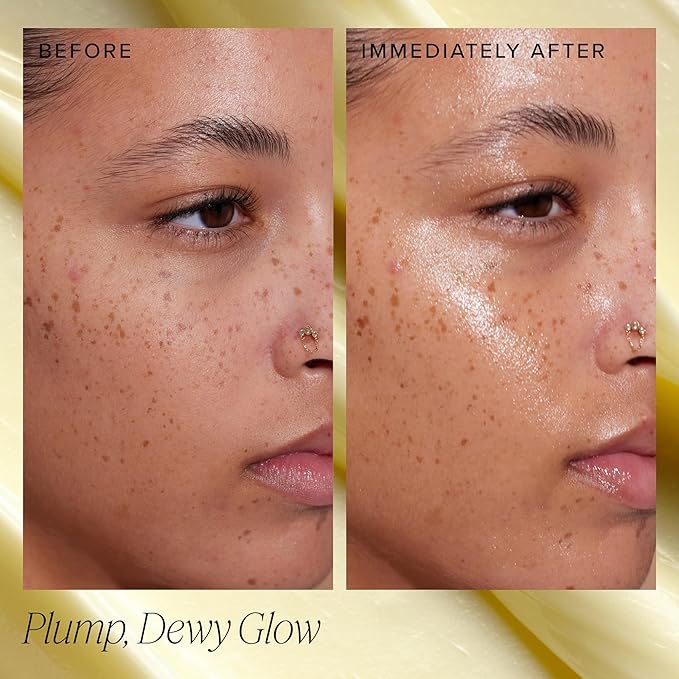 Farmacy Ceramide Face Moisturizer - Honey Halo Ultra Hydrating Facial Moisturizer with Buckwheat Honey + Ceramides - Helps Restore Barrier + Replenish Dryness - Plumping Skin Care for Dry Skin (15ml)