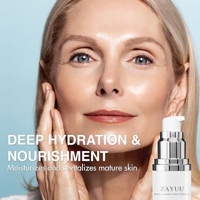 Super Vitamin C Face Serum for Mature Skin: Hydrating Brightening Formula - Vitamin C, Hyaluronic Acid, Vitamin E, Caffeine - Face Lift Serum for Wrinkles, Dark Spots - 1.7 fl. oz.