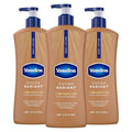 Vaseline Intensive Care Body Lotion Cocoa Radiant 3 count for Dry Skin Lotion Made with Ultra-Hydrating Lipids and Pure Cocoa Butter for a Long-Lasting, Radiant Glow 20.3 Oz