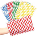 Tatuo 12 Pieces Korean Exfoliating Mitt Glove Italy Towel Body Skin Scrubber Exfoliating Scrubber for Remove Dead Skin Washcloth Korean(Small,Green, Red, Yellow, Blue)