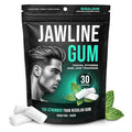 GigaJaw Jawline Gum - 15X Hardness for Effective Facial Exercise- Mewing Jaw Gum | Mint Flavor | Sugar-Free, Calorie-Free | Pack of 30 Pieces