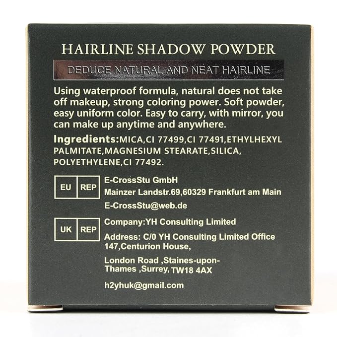 SOVONCARE Hairline Powder, Instantly Hairline Shadow Gray Hair Coverage Touch Up Hair Powder for Thinning Hair for Women Hair Root Touch Up Powder Hair Root Cover Up Conceals Hair Loss Light Brown