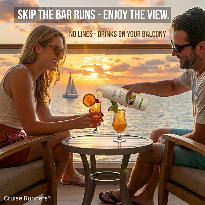 Fake Shampoo & Conditioner By CRUISE RUNNERS Hidden Liquor Alcohol Flasks For Booze Cruise Enjoy Rum Runners 4 Bottles