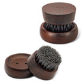 Beard Brush for Men - 100% Boar Bristle Beard Brush, Comes with Solid Wood Base - Mastering The Beards of Men All Over The World