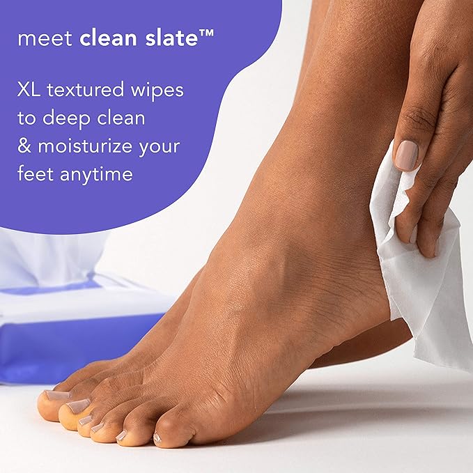 Barefoot Scientist Clean Slate Textured Cleansing Towelettes for Fresh Clean Feet
