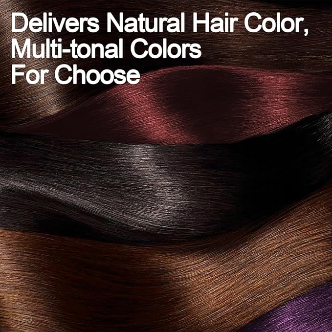Light Brown Hair Dye Shampoo 3 in 1, Long-lasting & Natural Hair Color Shampoo, Herbal Ingredients Natural Shampoo Hair Dye Effect in Minutes, Gifts for Men Women 500ml
