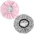 2 Pcs Double Layer Deep Conditioning Cap, Large Heat Cap Shower Cap Steam Cap Processing Caps for Long Thick Hair
