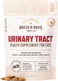 Rocco & Roxie Cat Urinary Tract Health Supplement, Cranberry and D-Mannose for Kidney, Bladder, and UT Support, Vet Recommended Chicken Flavored Crunchy Chews Cats Love, Made in USA