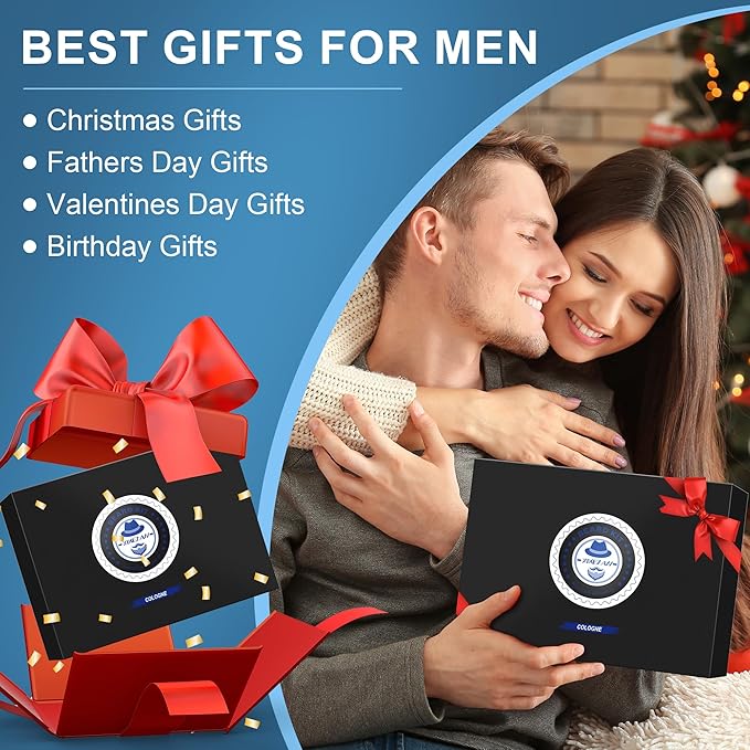 XIKEZAN Boyfriend Birthday Gifts, Beard Grooming Kit with Cologne Beard Shampoo, Oil, Balm, Conditioner, Brush,Comb,Unique Valentines Fathers Christmas Stocking Stuffers Gifts for Men Him Husband