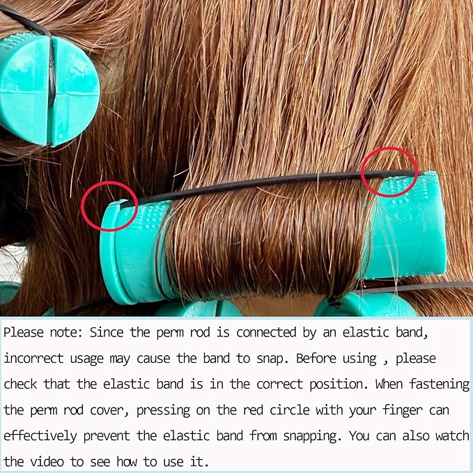 Perm Rods Jumbo, 36 pcs Extra Large Size Hair Rollers for Natural Hair Long Short Hair Styling Tool Curlers