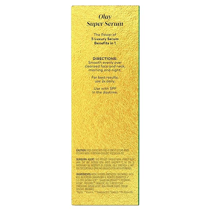 Olay x Wicked: For Good: Perfect Duo Skin Care Set, Skin Care Gift Set, 2pc, Vitamin C Cleansing Melts 12 Count, Super Serum Trial Size 0.4 FL OZ