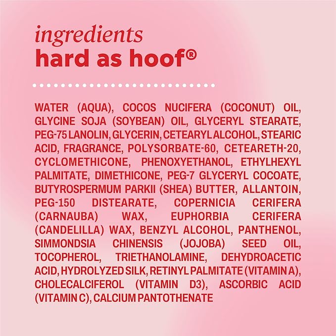 Onyx Professional Hard as Hoof Nail Strengthening Cream, Shea Butter Scent - Nail Growth & Conditioning Cuticle Cream Stops Splits, Chips, Cracks & Strengthens Nails, 1 oz