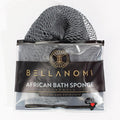 BELLANOMI African Exfoliating Net Sponge, Authentic, Ethically sourced from Nigeria, 45 inches Long, Back Scrubber for Daily use (Slate)