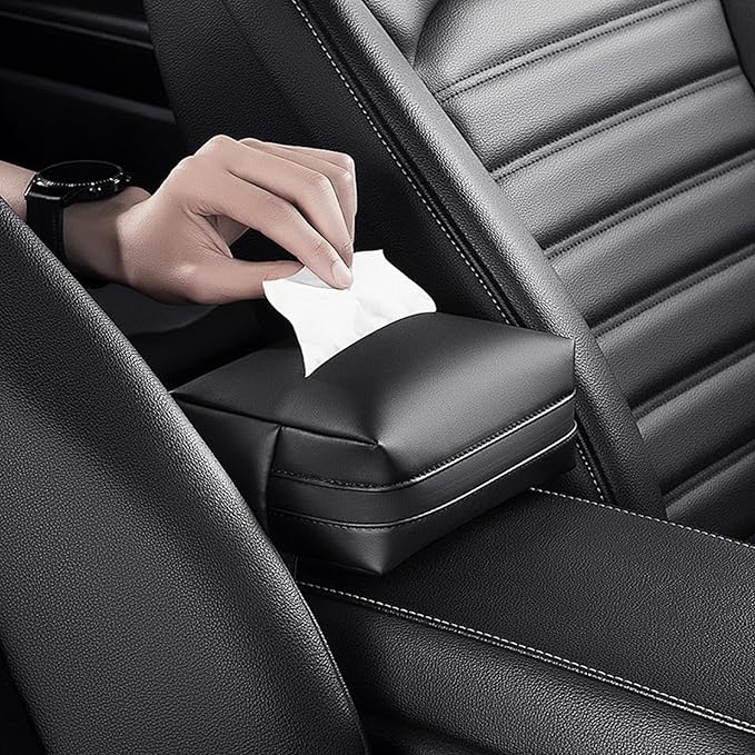 80 Sheets Car Tissue Refills, 9 Bags Travel Size Handbag Tissues, Facial Napkins Fit for Car Visor Tissue Holder, Cylinder or Box Round Container