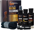 Guitar Cleaner Polish, String Cleaner, Winder and Fretboard Oil Care Kit | MADE IN USA | Guitar Oil and Cleaner for Body, Strings and Fretboard Fingerboard - Cleans, Polishes, and Protects