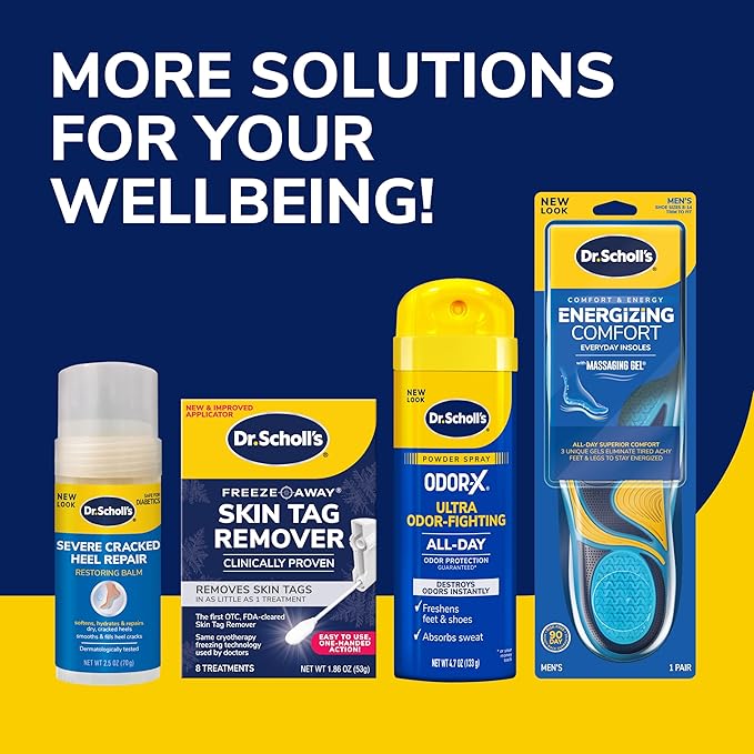 Dr. Scholl's ODOR-X ATHLETE'S FOOT MEDICATED LIQUID SPRAY, 5.3 oz // 24-Hour Relief of Itching & Burning, Instantly Cools, Cures & Prevents Most Athlete's Foot, Destroys Odors Instantly